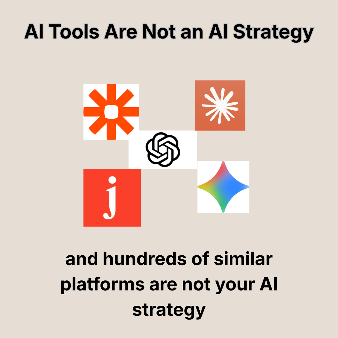 AI Tools Are Not an AI Strategy. Here’s What Your Business Actually Needs